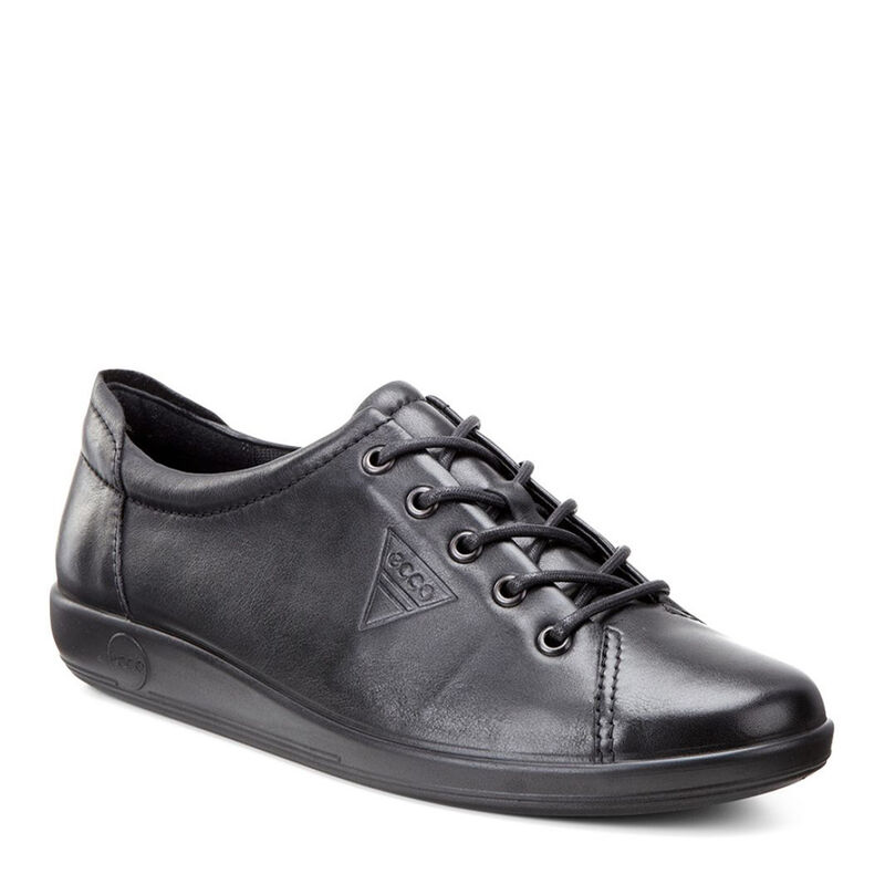Ecco Soft 2.0 Black Feather with Black Sole Shoe image number 0